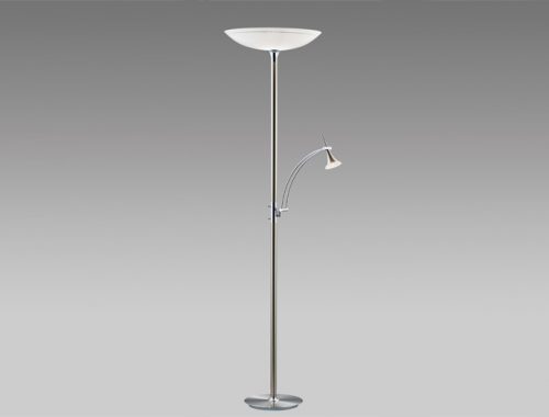 BM Leuchten vloerlamp 82049 nikkel