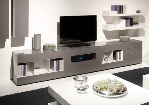 Karat tv dressoir met vitrine