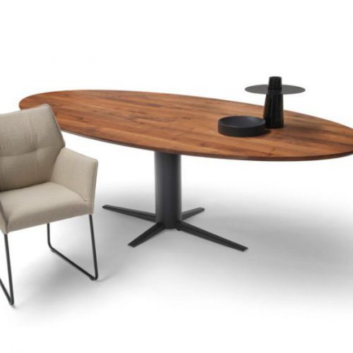 Brees New World Thor eettafel ovaal noten