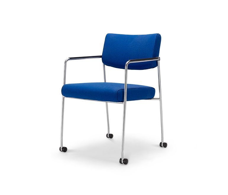 Harvink Duck eetkamerfauteuil op wielen