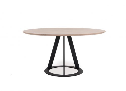 Harvink Fier eettafel rond eiken