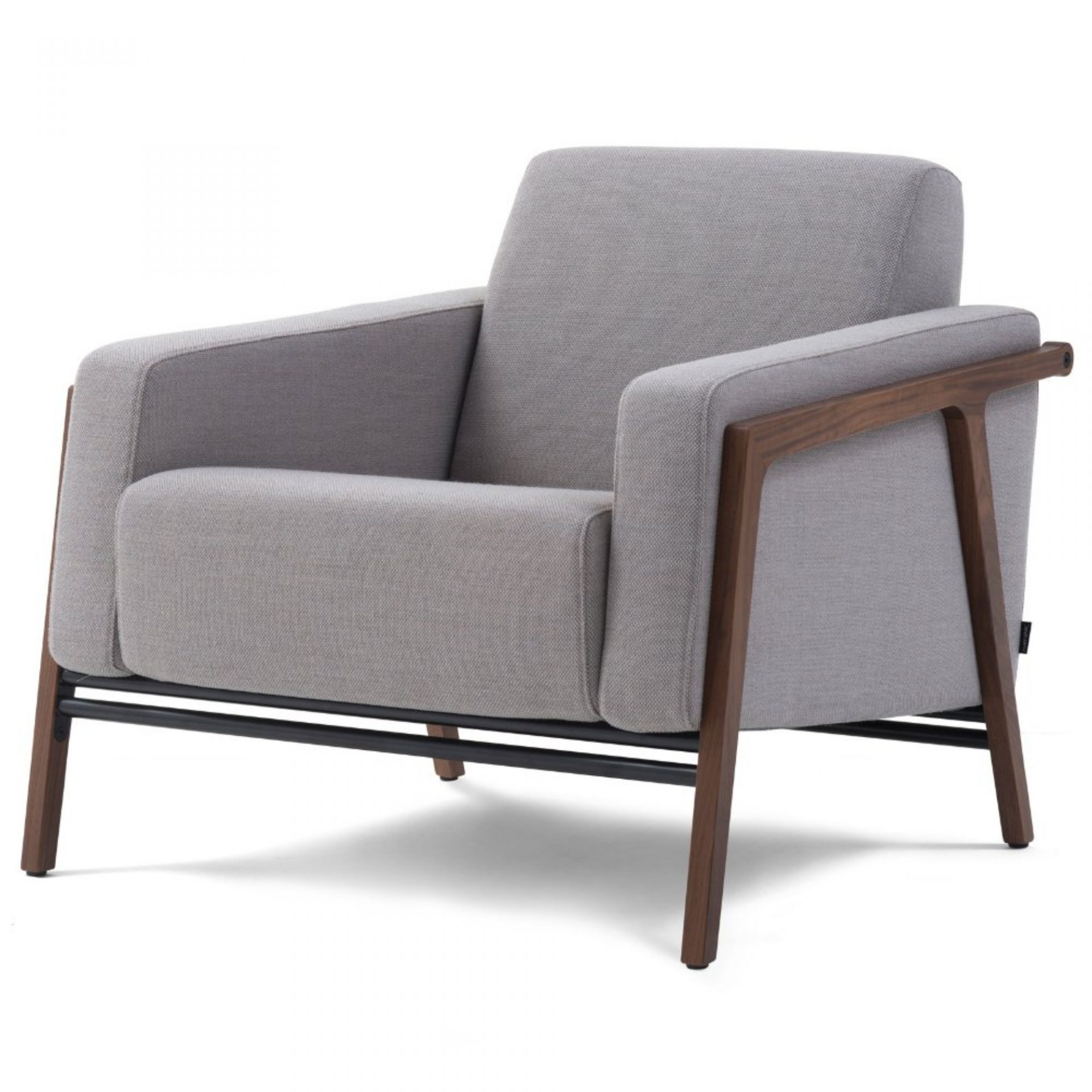 Harvink Splinter fauteuil laag met gestoffeerde arm 