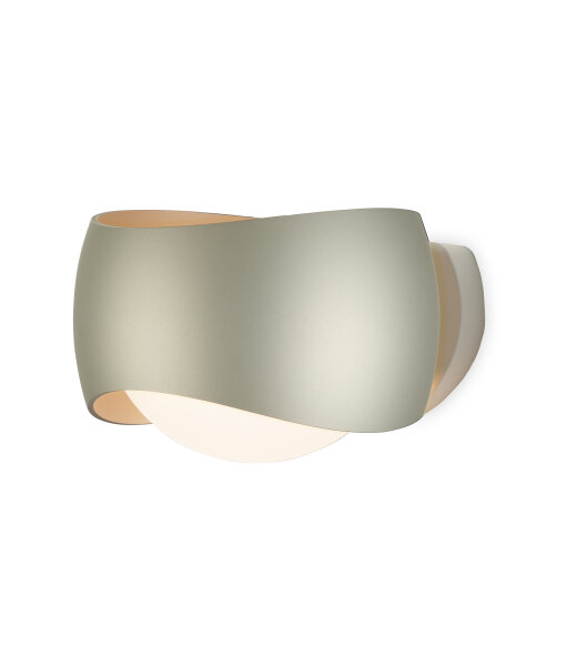 Oligo Curved wandlamp creme