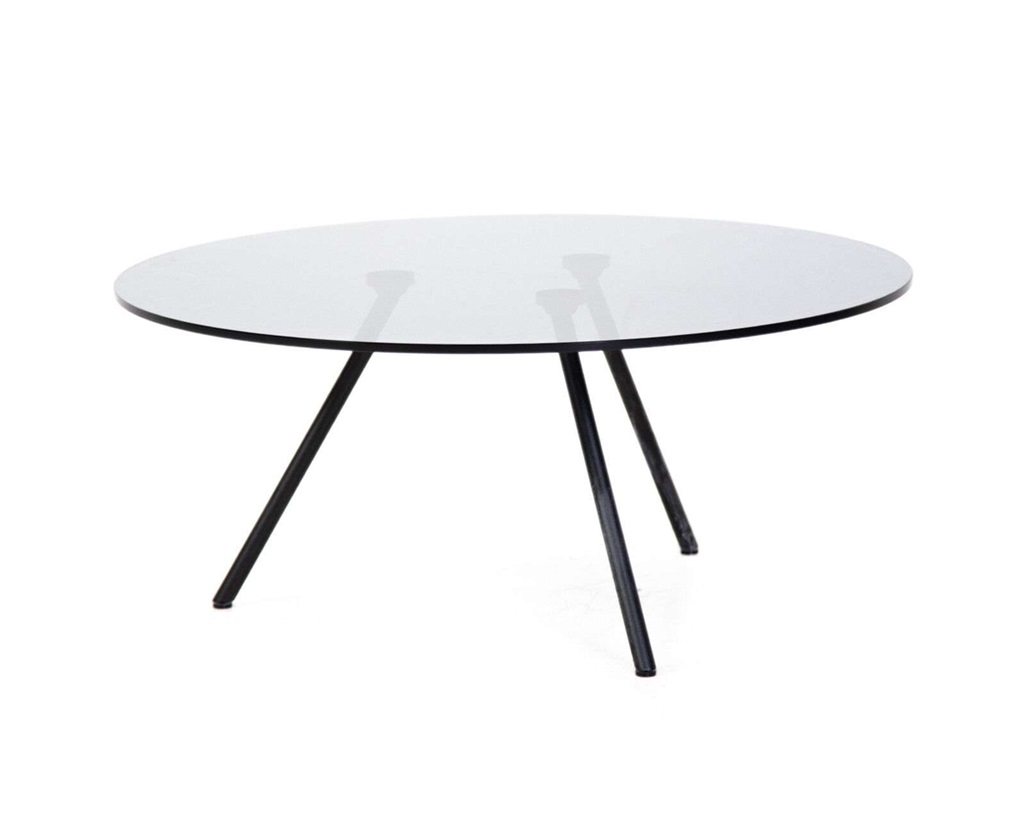 Beek Maupertuus ronde salontafel glas