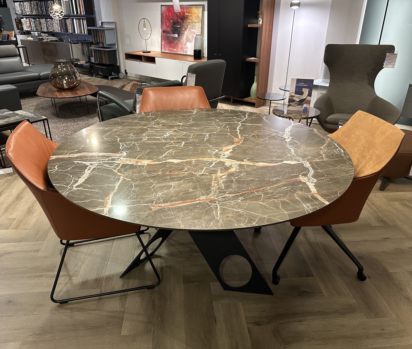 Metaform Trefori ronde keramiek eettafel outlet