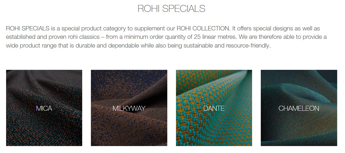 Rohi specials meubelstoffen