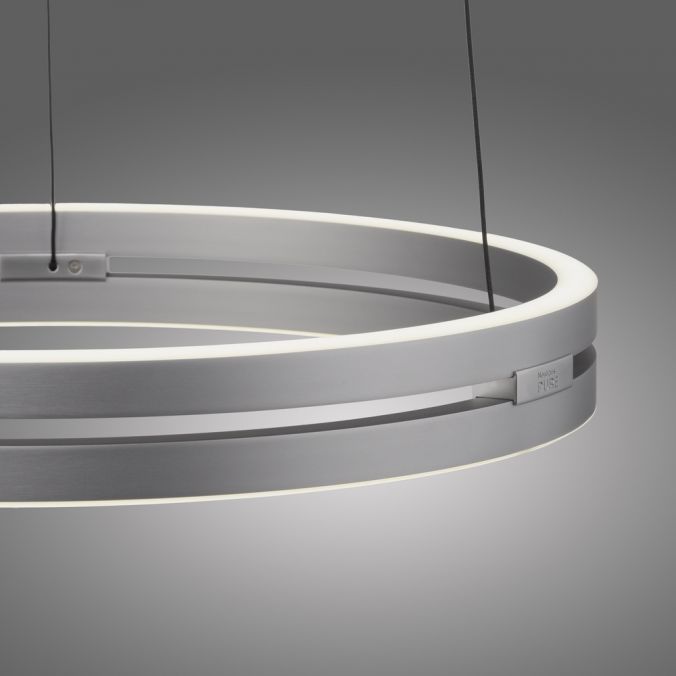 Paul Neuhaus LED Pendelleuchte PURE E-Loop aluminium